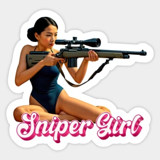 Sniper Girl Sticker